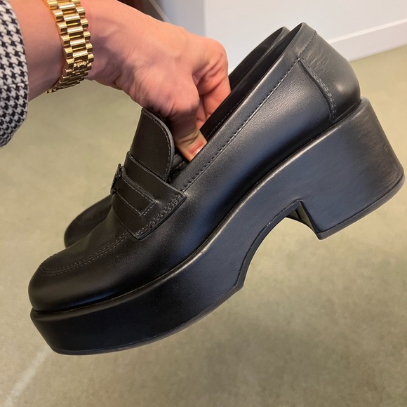 Chanel so black chunky loafers - size 40 - Picture 5 of 11